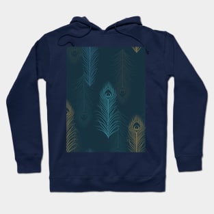 Peacock feathers pattern Hoodie